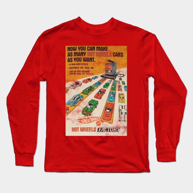 1970 factory custom cars Long Sleeve T-Shirt by rorokoto